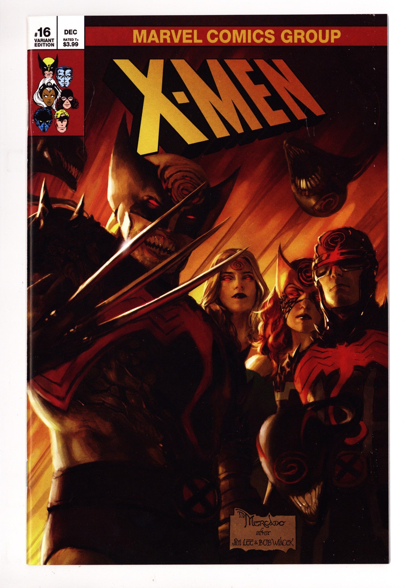 X-Men Vol 4 16 High Grade (2021) Mercado Homage Exclusive Variant 