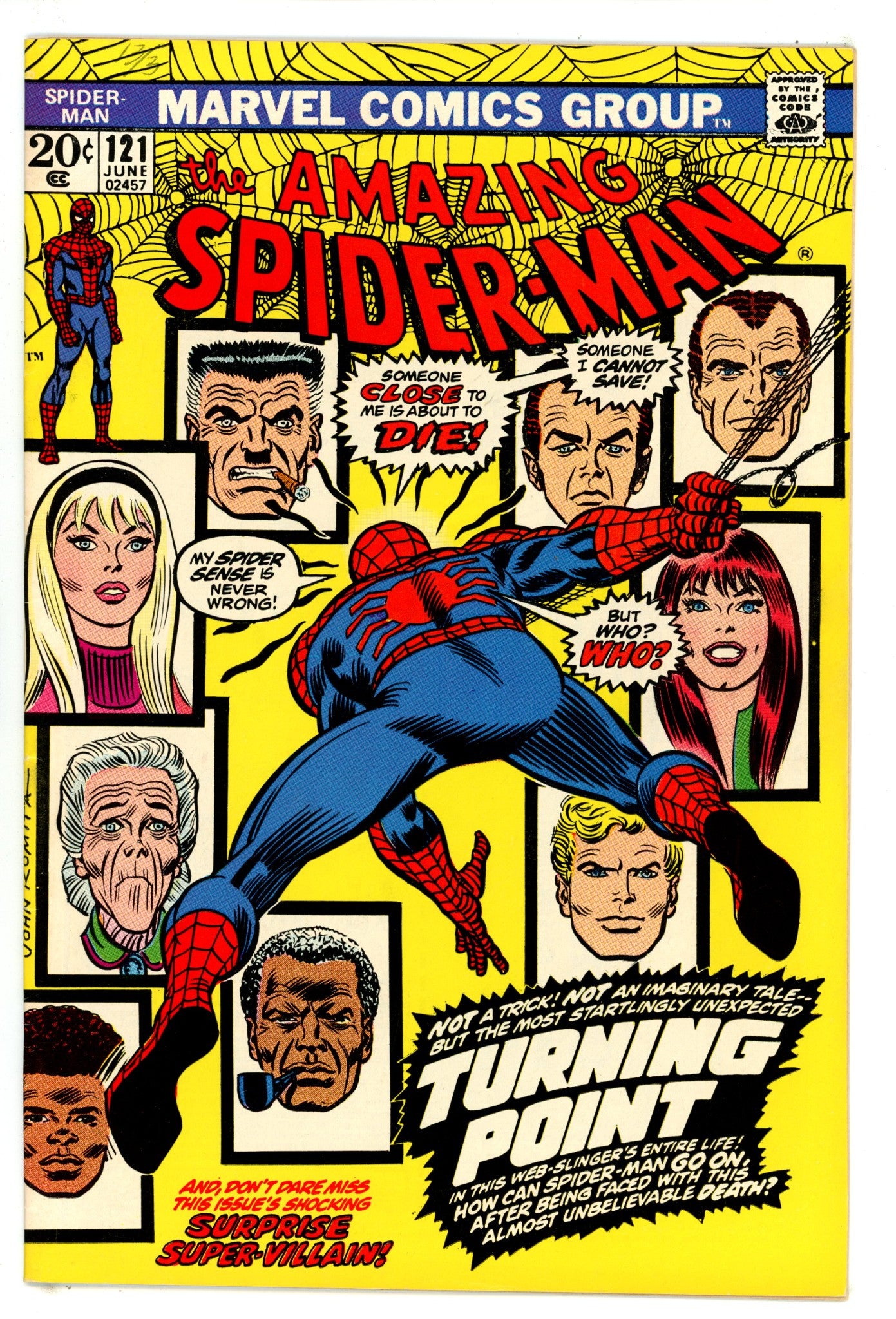 The Amazing Spider-Man Vol 1 121 VF+ (8.5) (1973) 