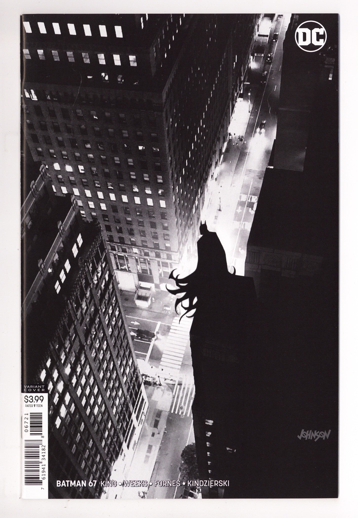 Batman Vol 3 67 High Grade (2019) Johnson Variant 