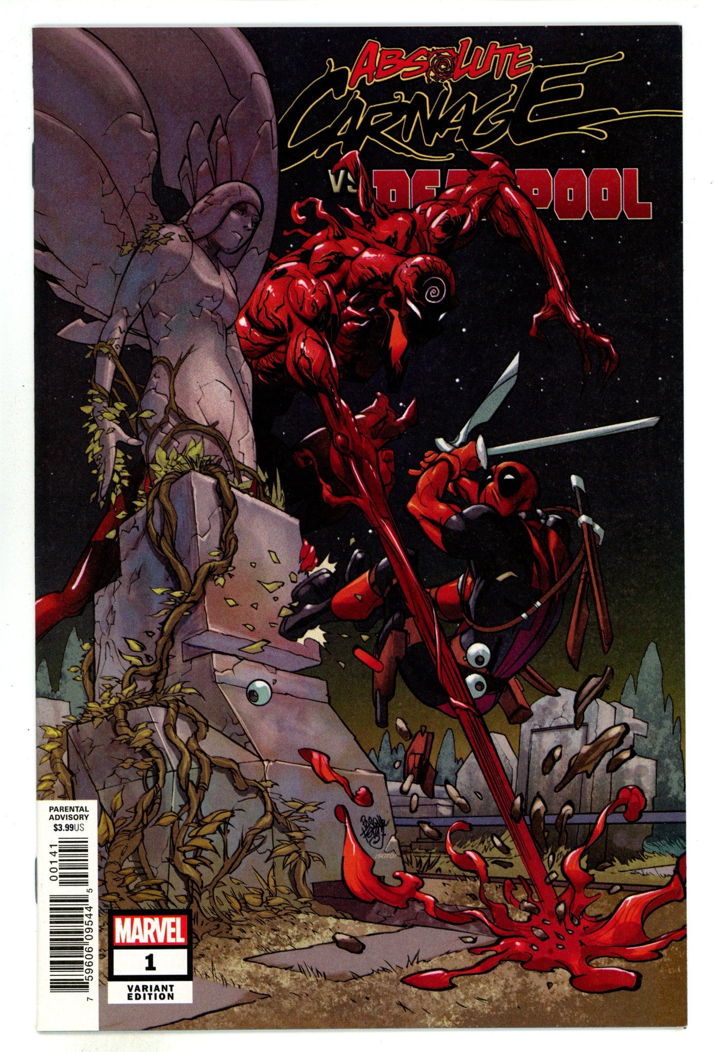 Absolute Carnage vs. Deadpool 1 High Grade (2019) Ferry Variant 