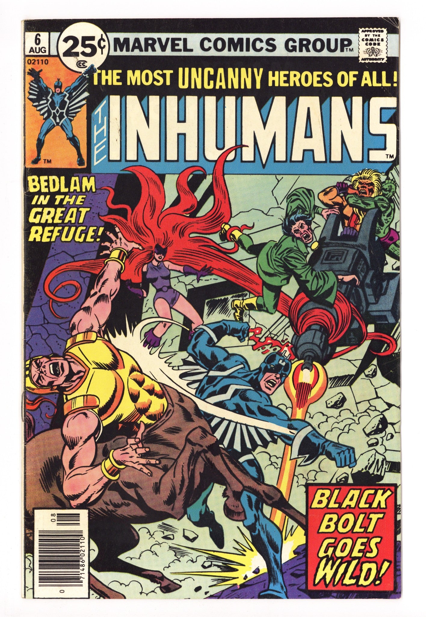 The Inhumans Vol 1 6 Mid Grade (1976) 
