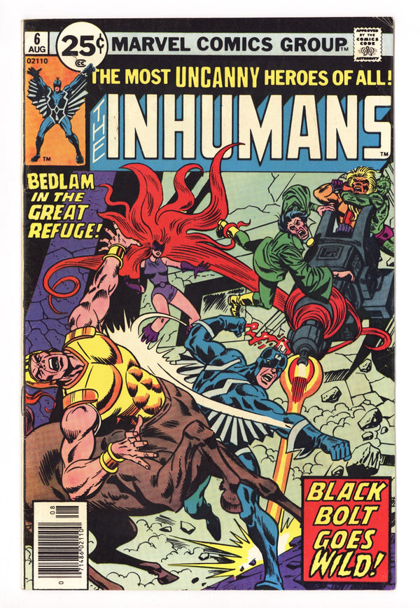 The Inhumans Vol 1 6 Mid Grade (1976)