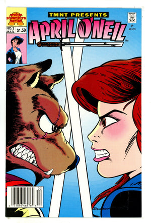 Teenage Mutant Ninja Turtles Presents: April O'Neil 3 VF+ (8.5) (1993) Canadian Price Variant