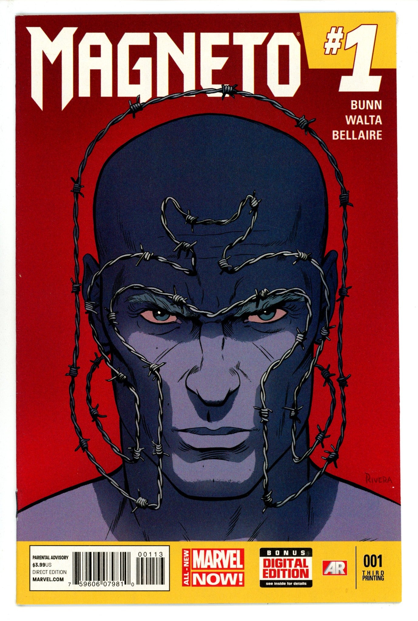 Magneto Vol 3 1 3Rd Print (2014)