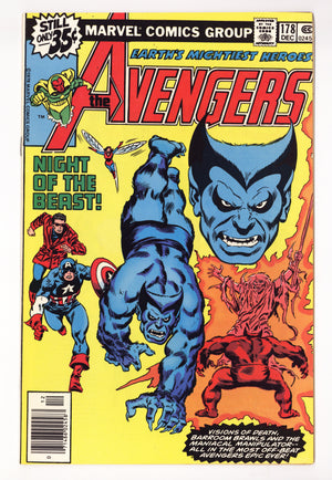 The Avengers Vol 1 178  VF+ (8.5)   (1978)