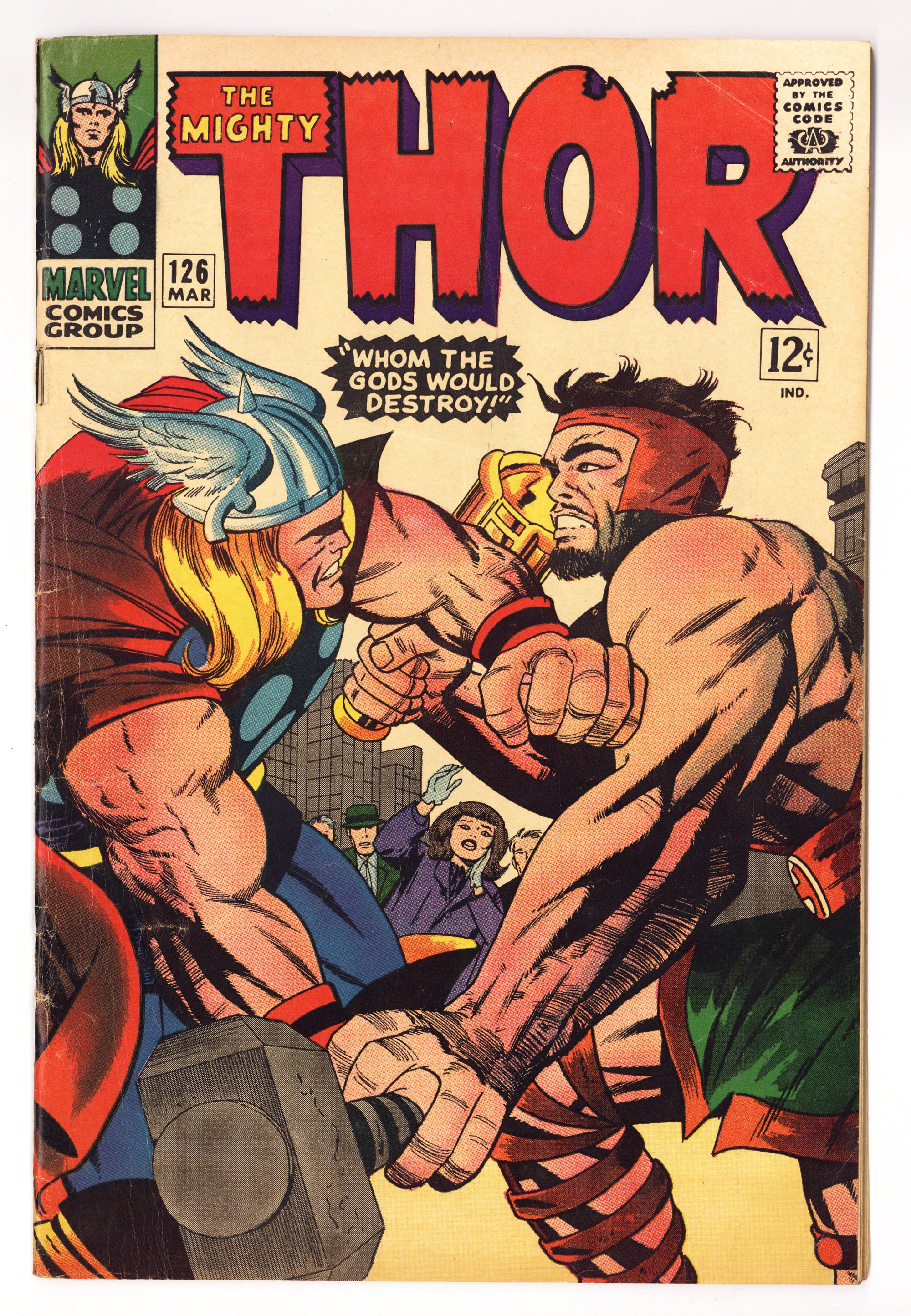 Thor Vol 1 126 GD/VG (3.0) (1966) 