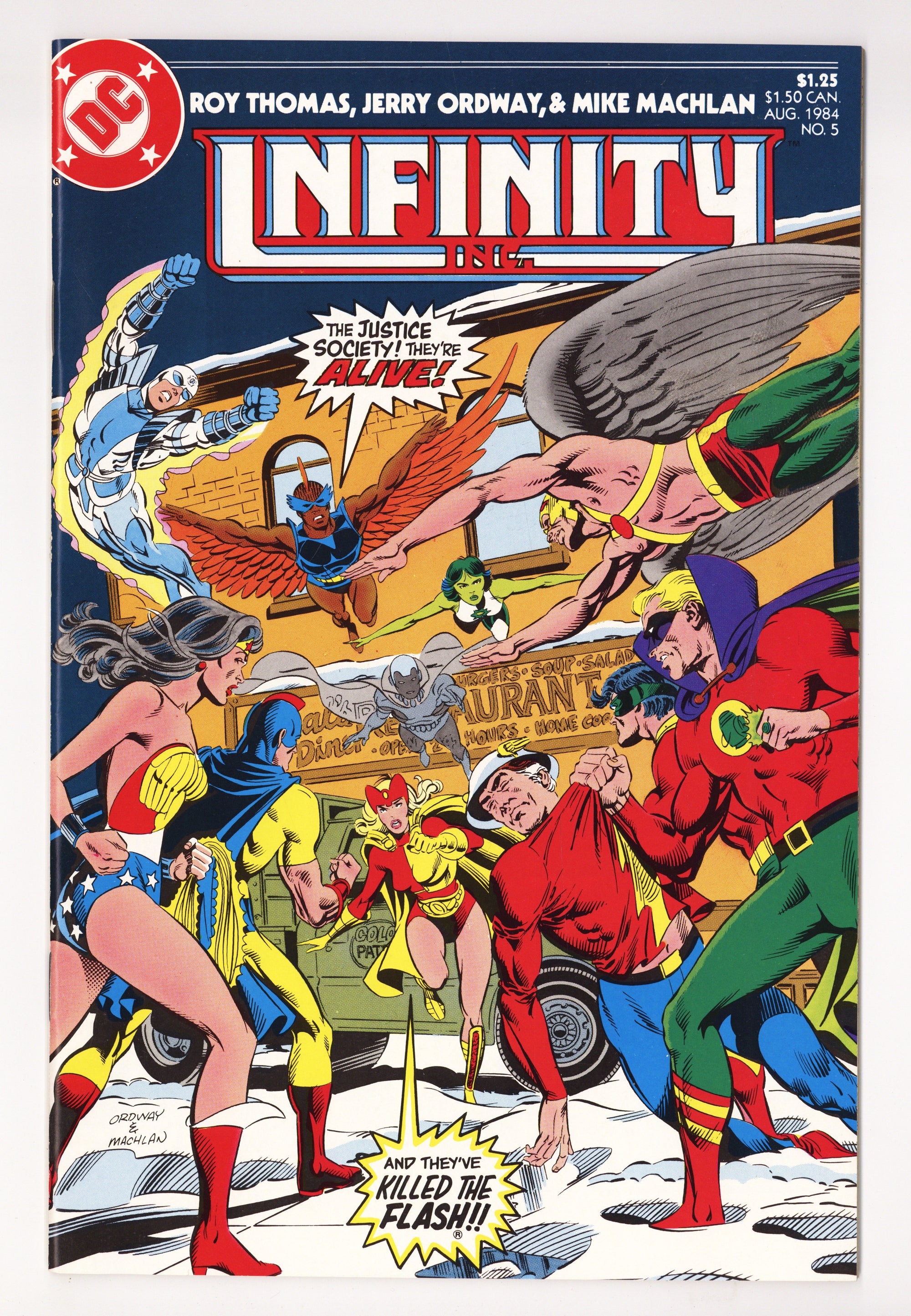Infinity, Inc. Vol 1 5 High Grade (1984) 