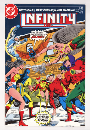 Infinity, Inc. Vol 1 5 High Grade (1984)