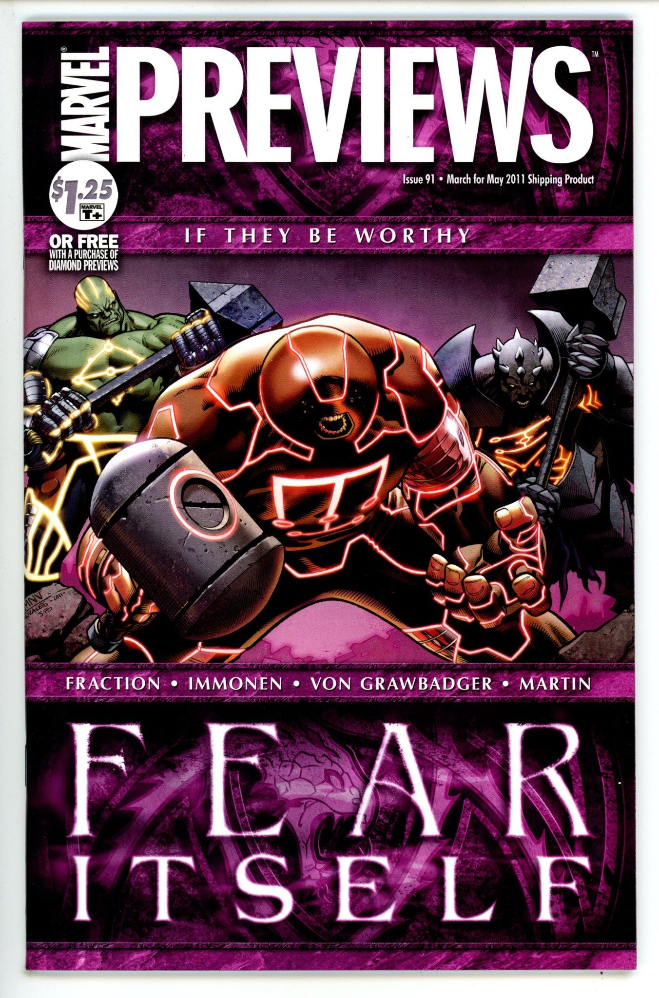 Marvel Previews Vol 1 91 High Grade (2011)