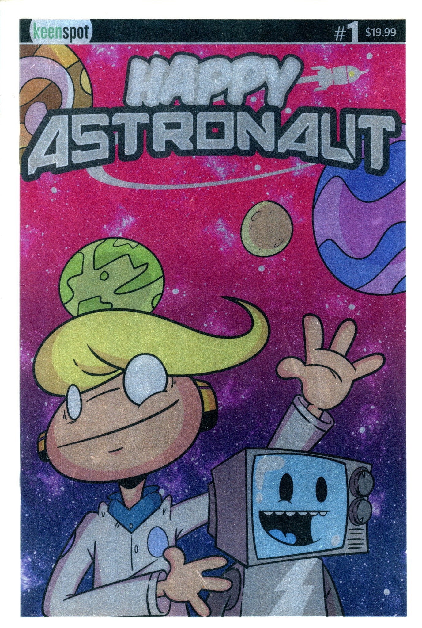 Happy Astronaut 1 Rodgers Holofoil Variant NM- (2023)