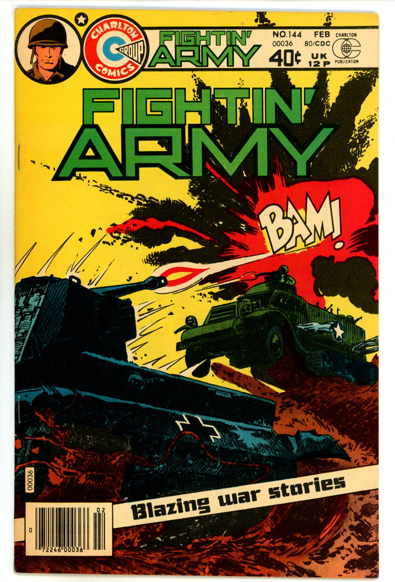 Fightin' Army 144 FN/VF (7.0) (1980) 