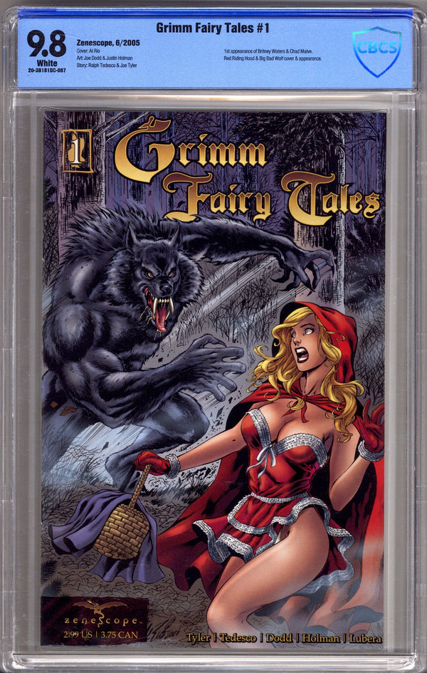 Grimm Fairy Tales Vol 1 1 CBCS 9.8 (NM/M) (2005)