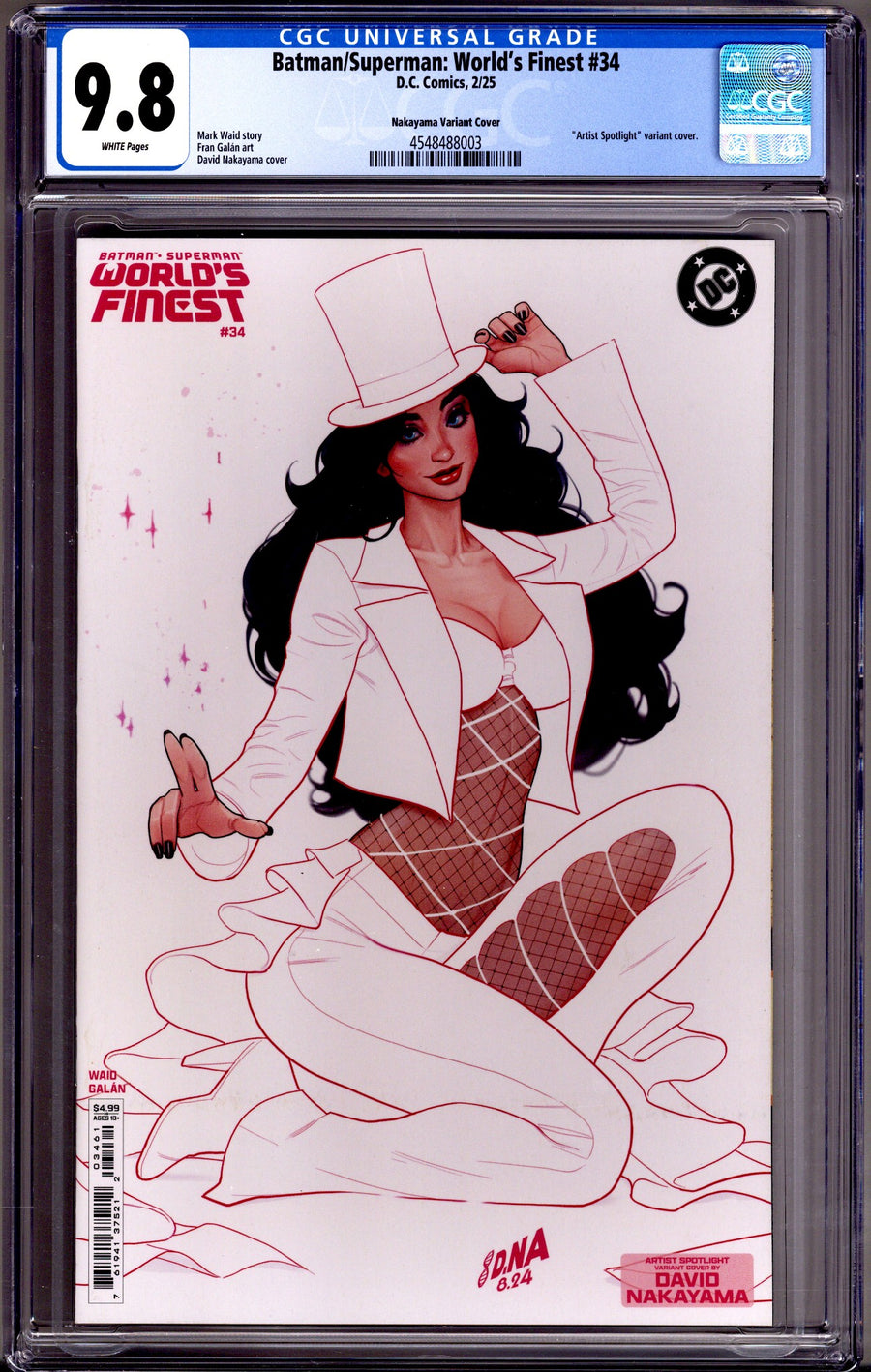 Batman / Superman: World's Finest Vol 2 34 CGC 9.8 (NM/M) (2025) Nakayama Variant 