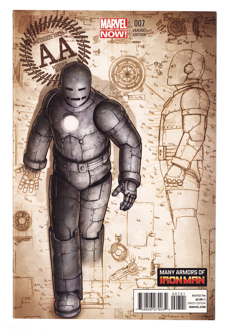 Avengers Arena 7 NM (9.4) (2013) Christopher Iron Man Incentive Variant 