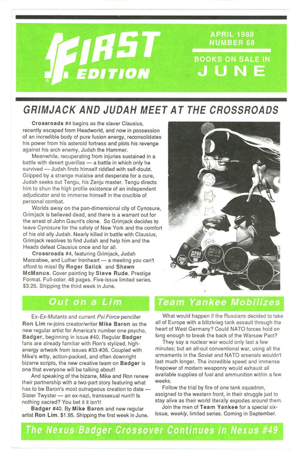 First Edition 68 VF/NM (1988)