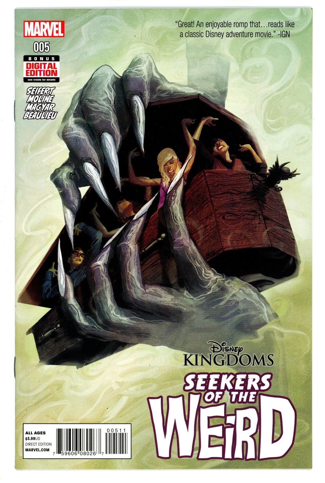 Disney Kingdoms: Seekers of the Weird 5 High Grade (2014) 