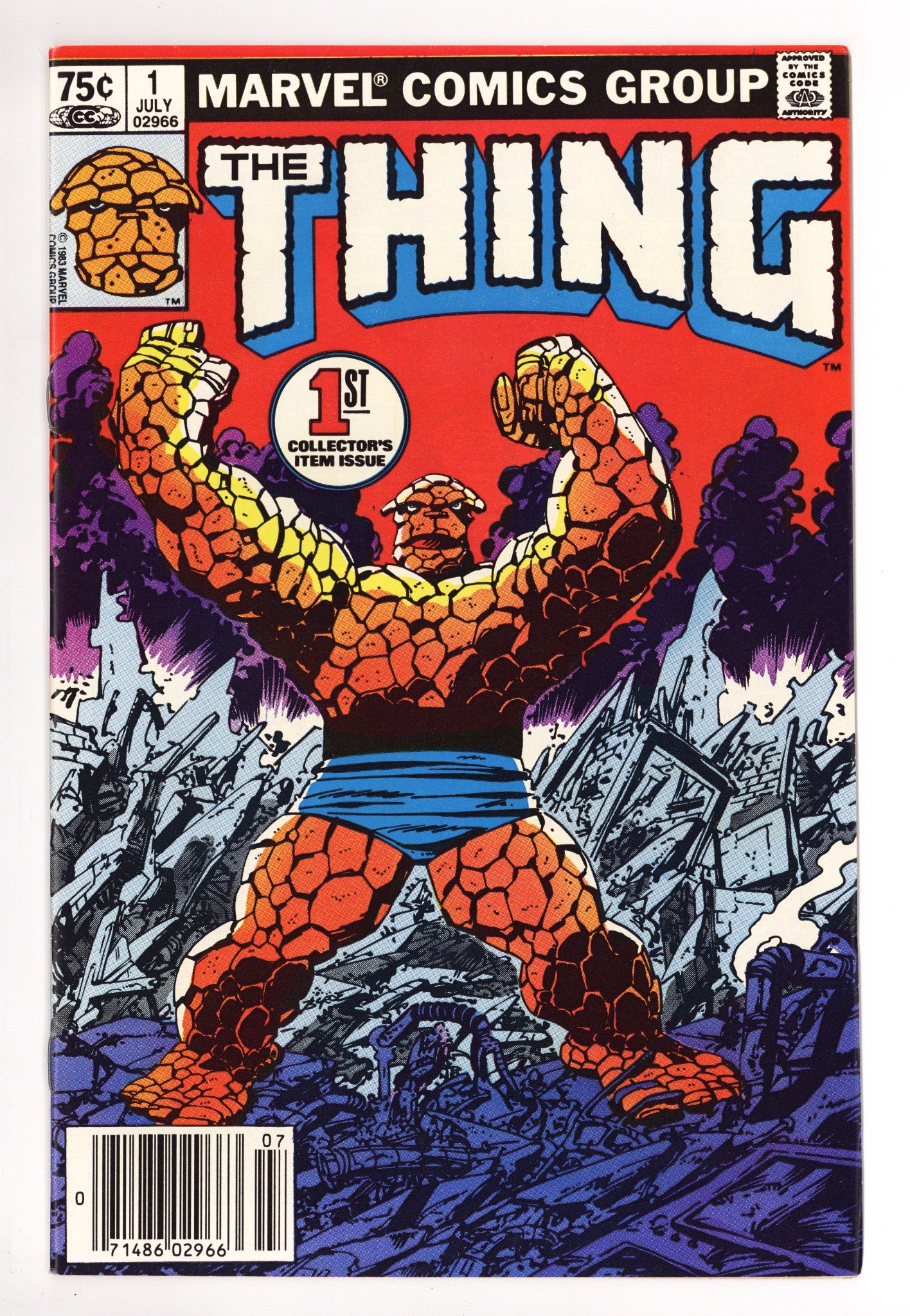 The Thing Vol 1 1 VF- (7.5) (1983) Canadian Price Variant 