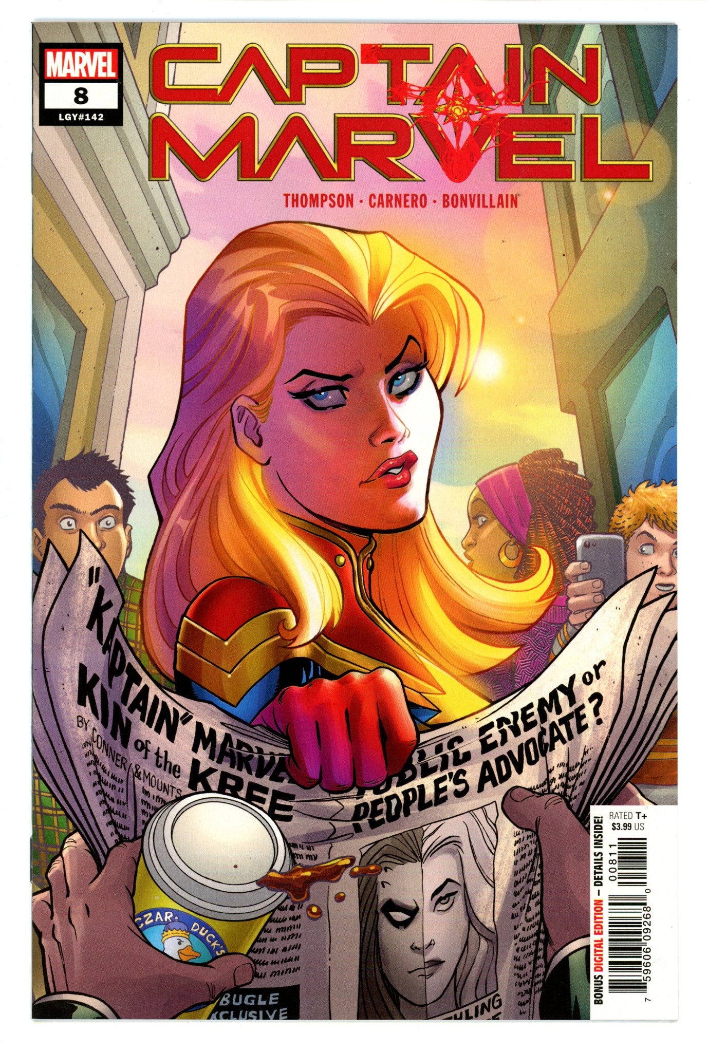 Captain Marvel Vol 11 8 (142) High Grade Secret (2019) Variant 