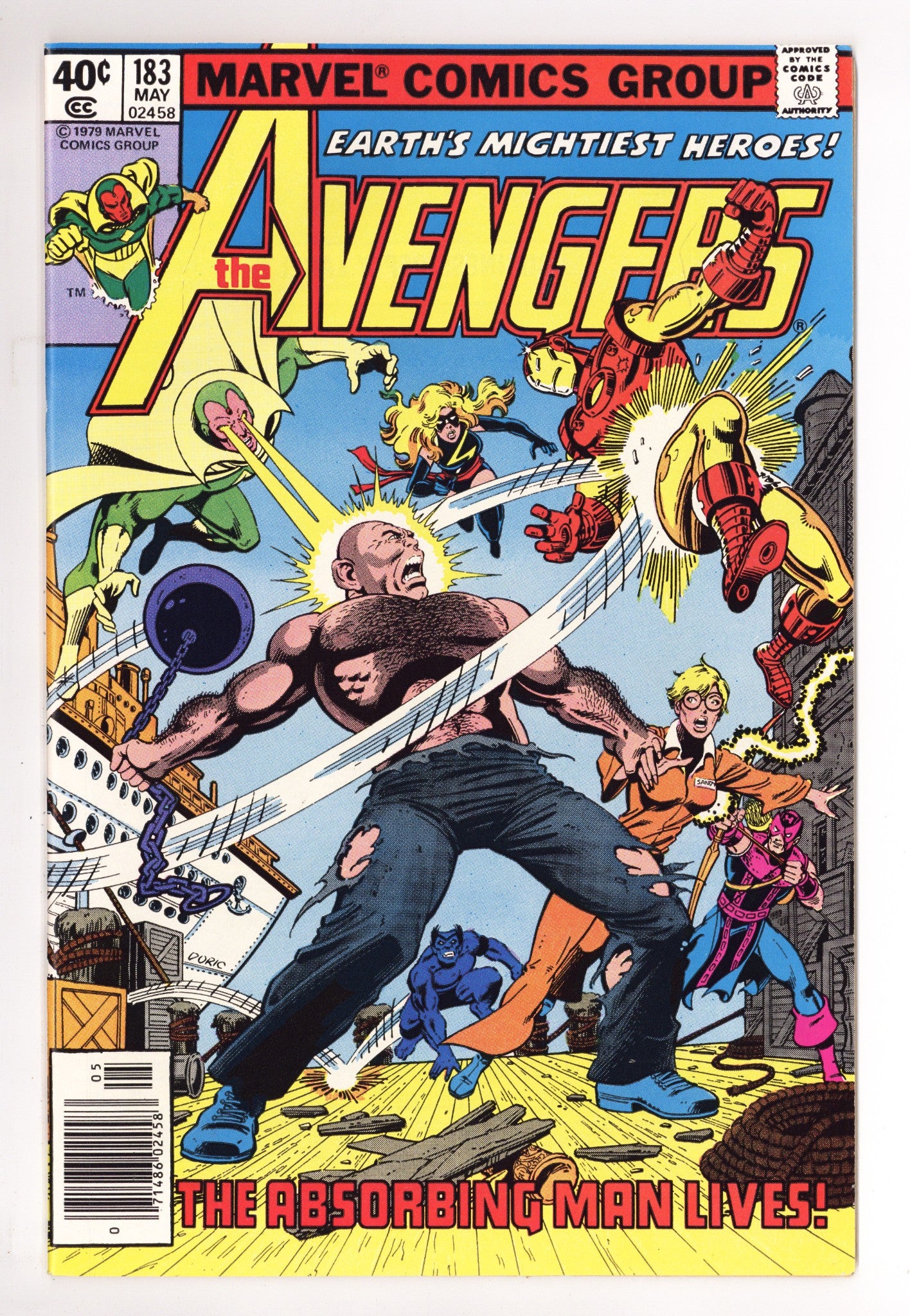The Avengers Vol 1 183 VF+ (8.5) (1979) 