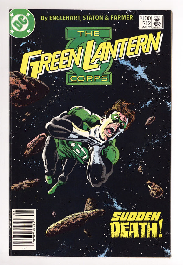 The Green Lantern Corps Vol 2 212 FN/VF (7.0) (1987) Canadian Price Variant