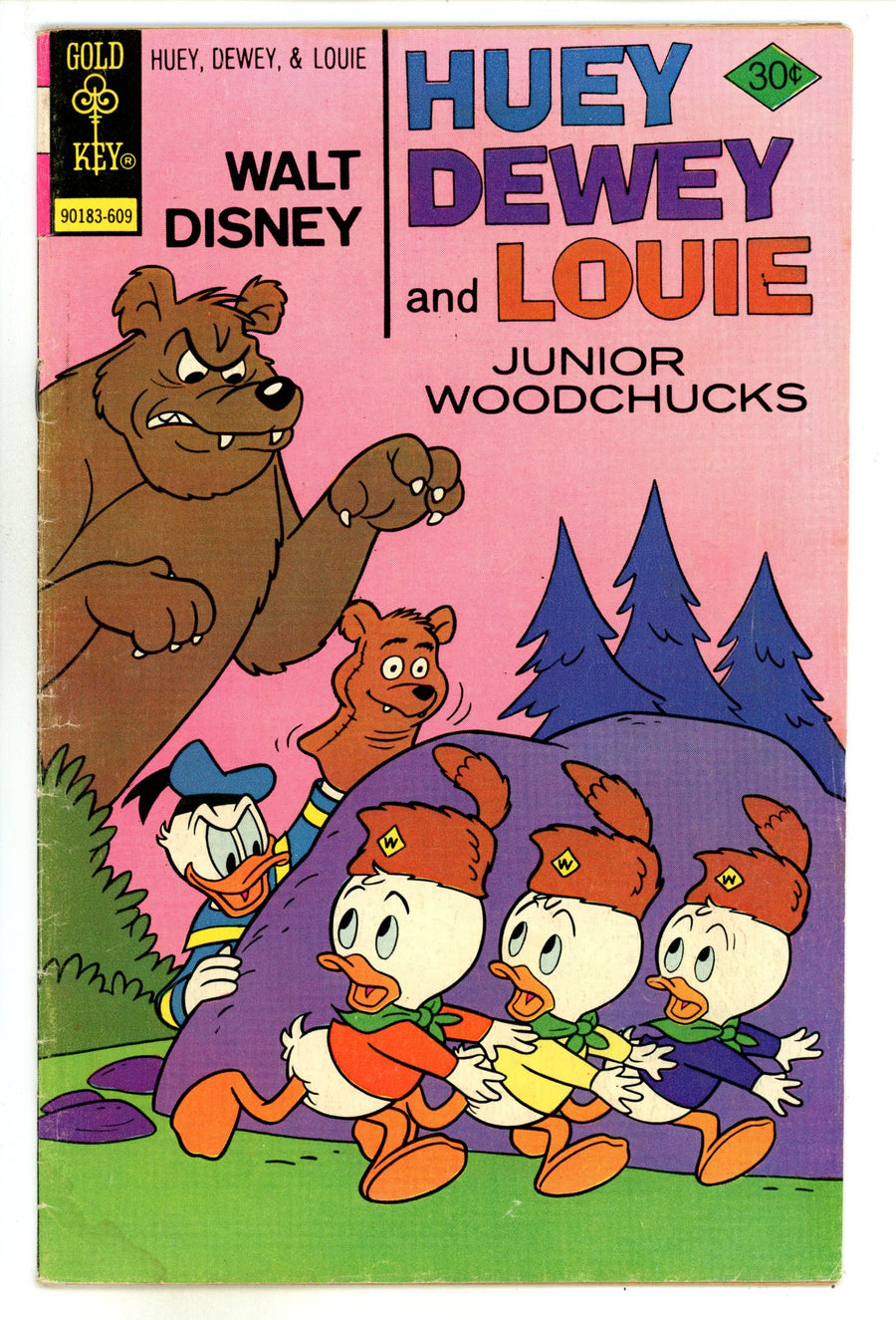 Walt Disney Huey, Dewey and Louie Junior Woodchucks 40 Low Grade (1976) 