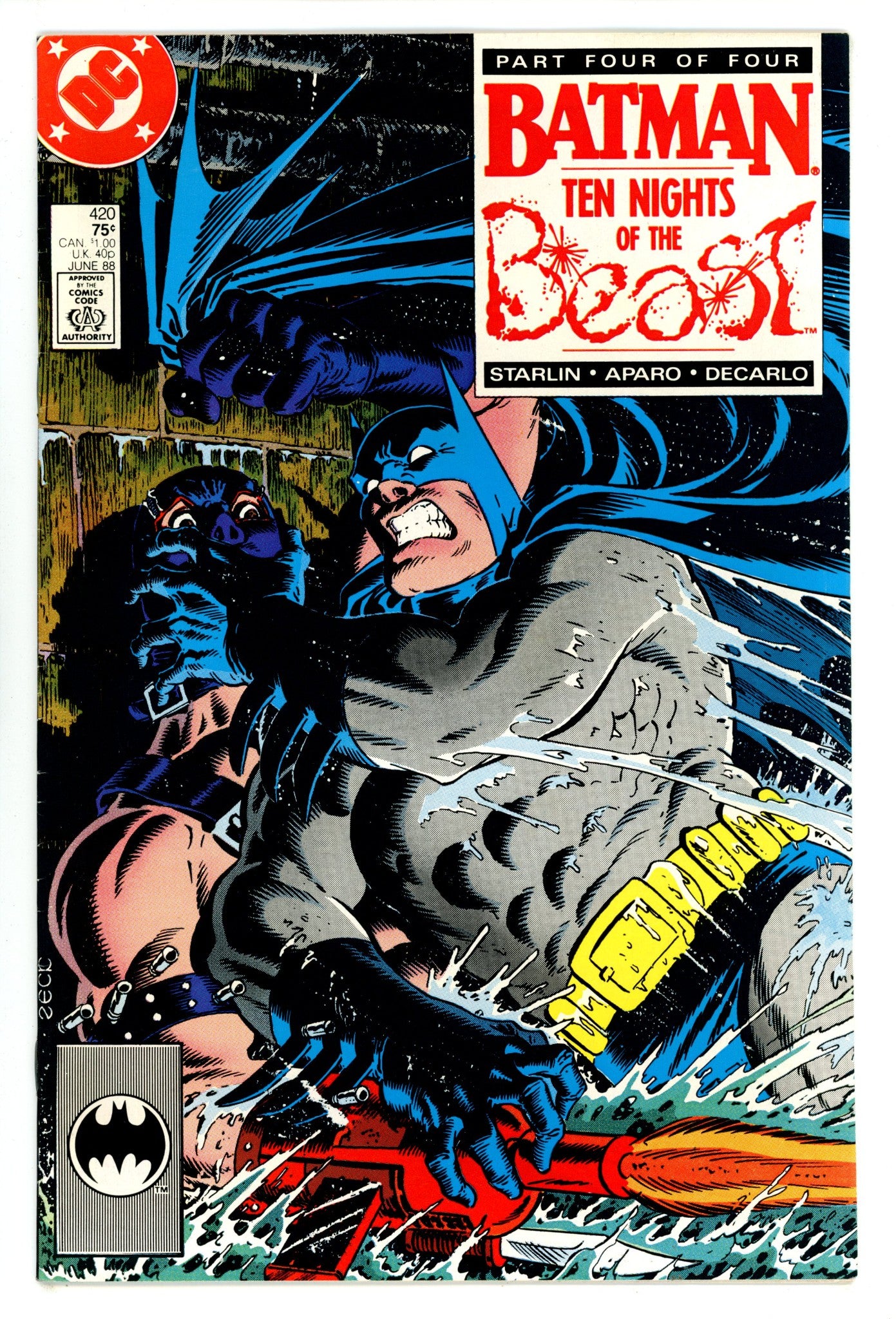 Batman Vol 1 420  FN+ (6.5)   (1988)        