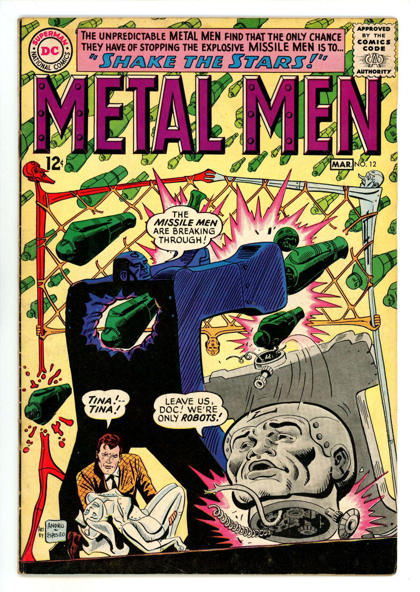 Metal Men Vol 1 12 VG/FN (5.0) (1965) 