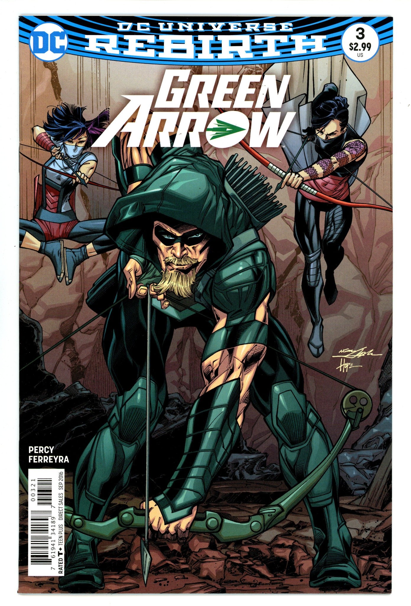 Green Arrow Vol 6 3 High Grade (2016) Adams Variant 
