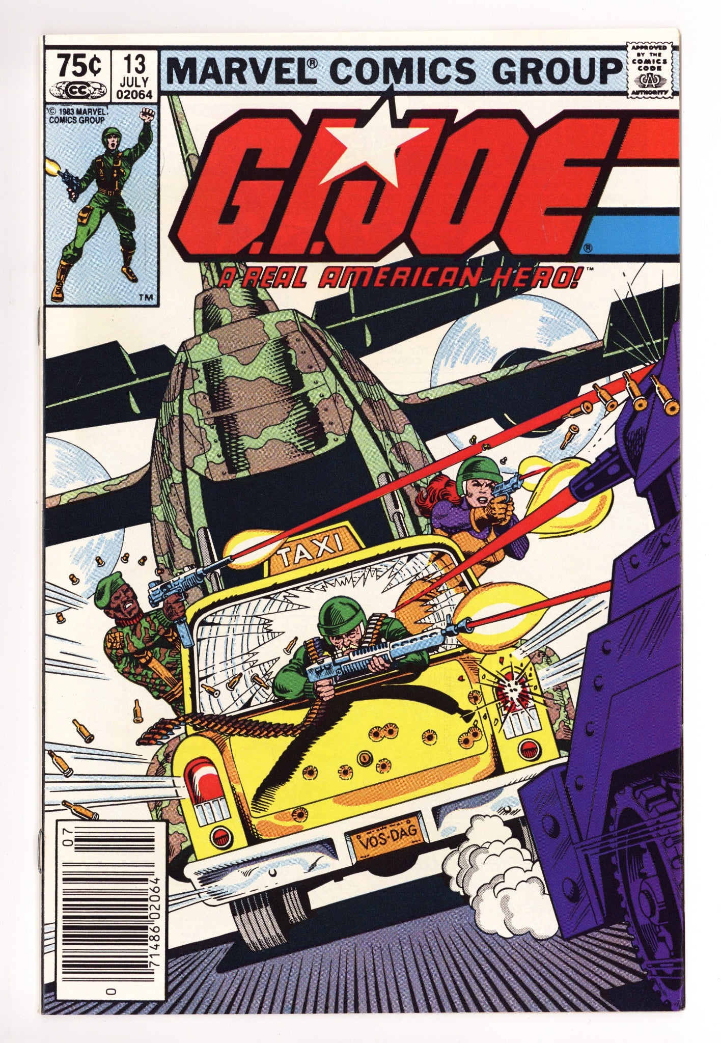 G.I. Joe, A Real American Hero 13 VF (8.0) (1983) Canadian Price Variant 