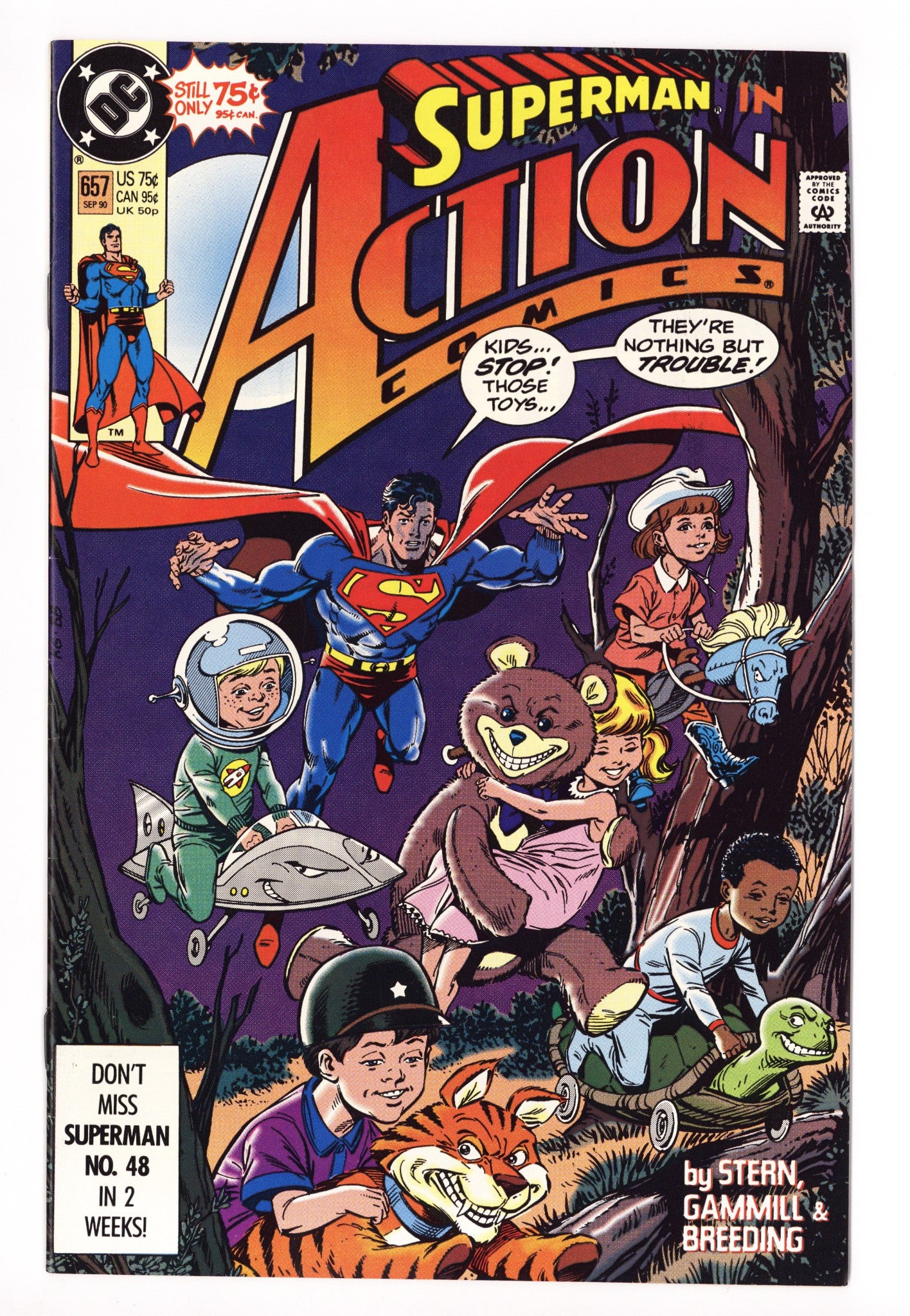 Action Comics Vol 1 657 High Grade (1990) 
