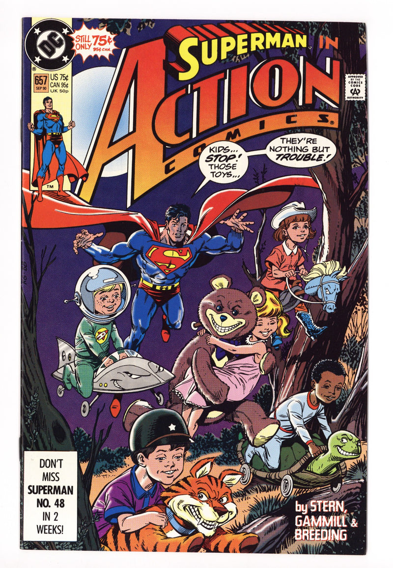 Action Comics Vol 1 657 High Grade (1990) 