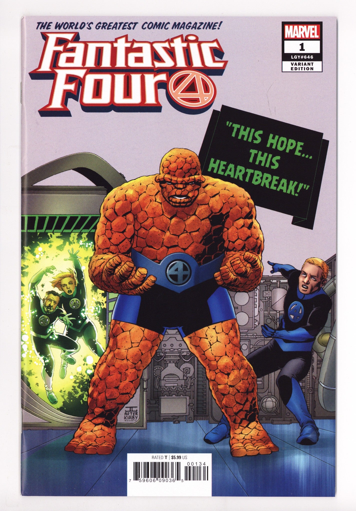 Fantastic Four Vol 6 1 High Grade (2018) Cassaday Variant 
