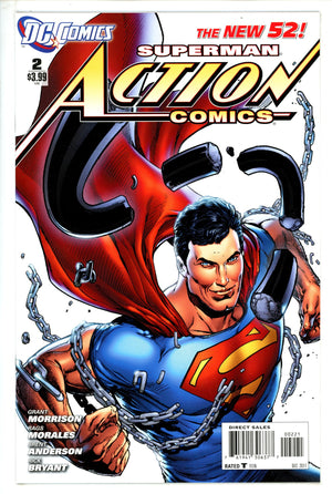 Action Comics Vol 2 2 High Grade (2011) Sciver Variant