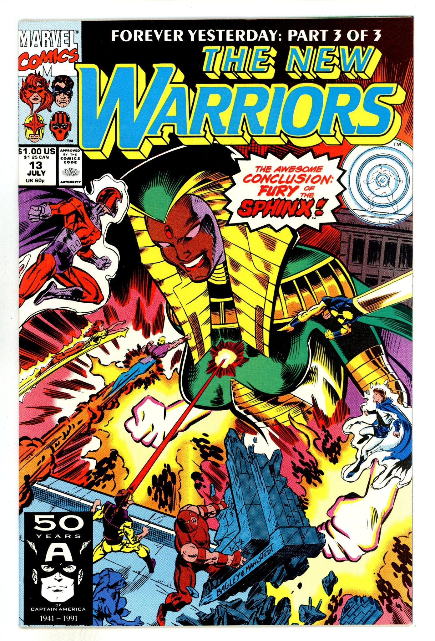 The New Warriors Vol 1 13  High Grade  (1991)  