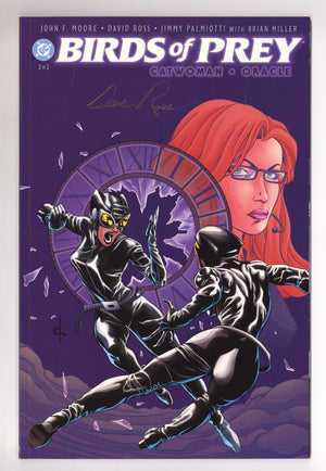 Birds of Prey: Catwoman / Oracle 2 High Grade (2003) Signed x1 Cover Dave Ross