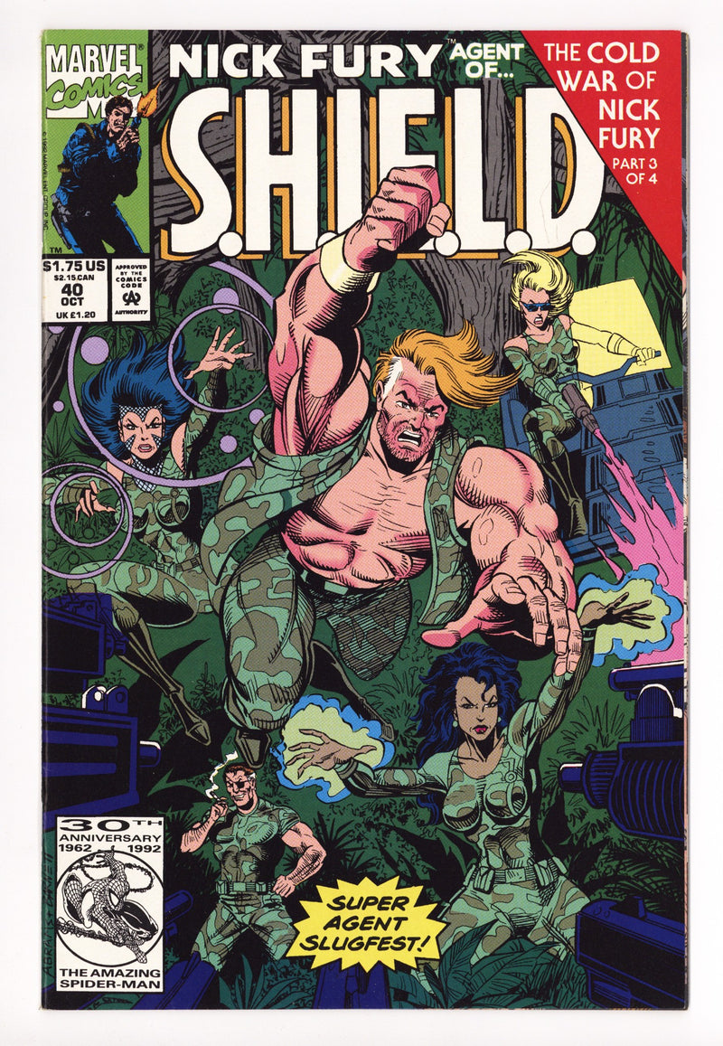 Nick Fury, Agent of S.H.I.E.L.D. Vol 4 40 Mid Grade (1992) 