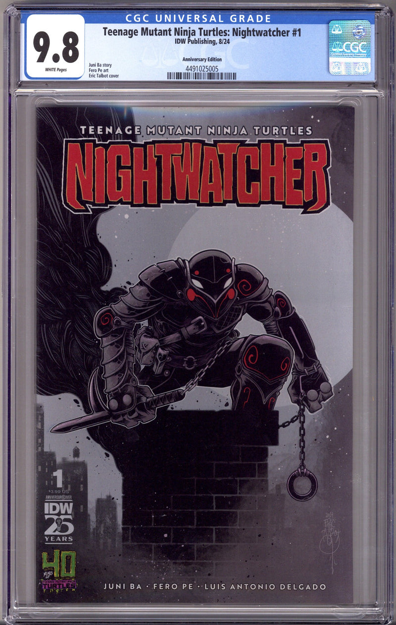 Teenage Mutant Ninja Turtles: Nightwatcher 1 CGC 9.8 (NM/M) (2024) Talbot Variant