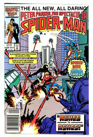 The Spectacular Spider-Man Vol 1 118 High Grade (1986) Newsstand