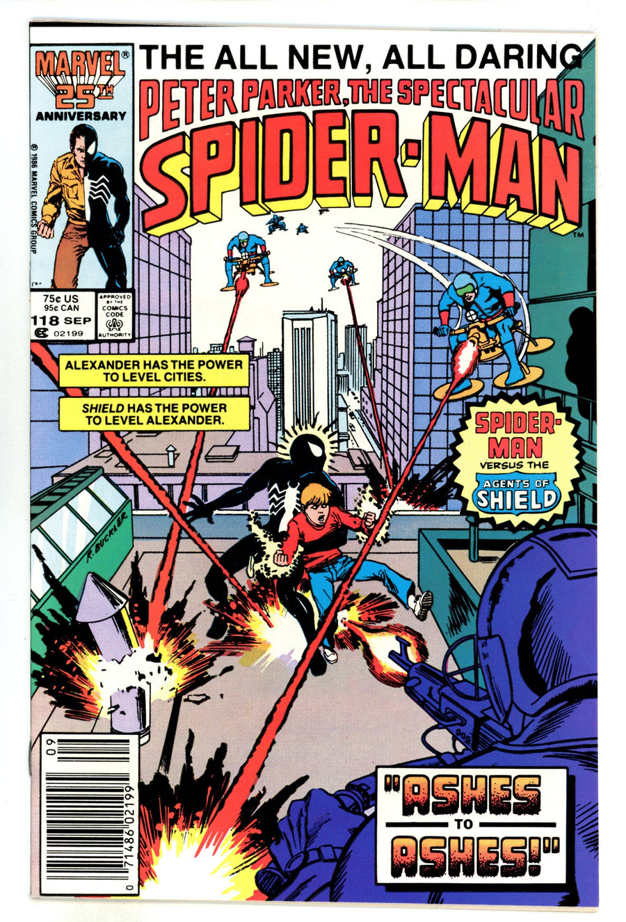 The Spectacular Spider-Man Vol 1 118 High Grade (1986) Newsstand 