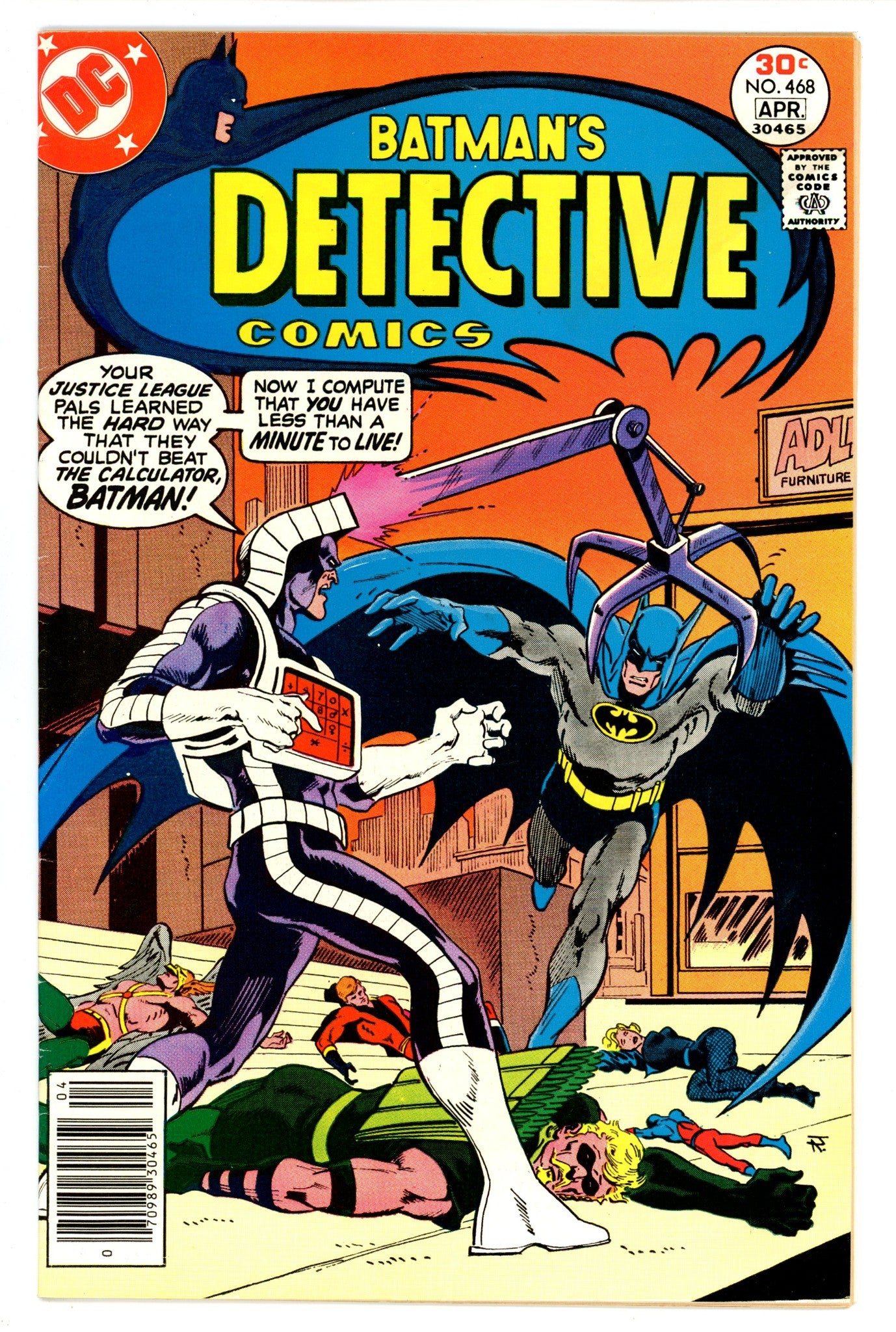 Detective Comics Vol 1 468 FN/VF (7.0) (1977) 