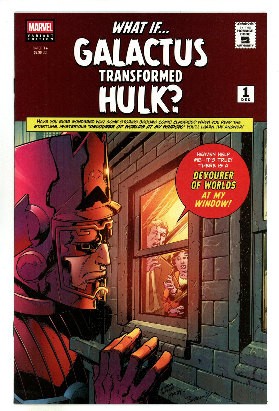 What If...? Galactus: Galactus Transformed Hulk?  1 Bagley  Homage Variant   (2024)