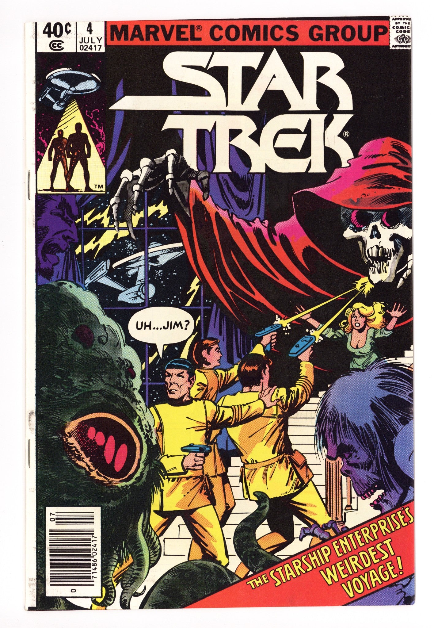 Star Trek 4 Mid Grade (1980) Newsstand 