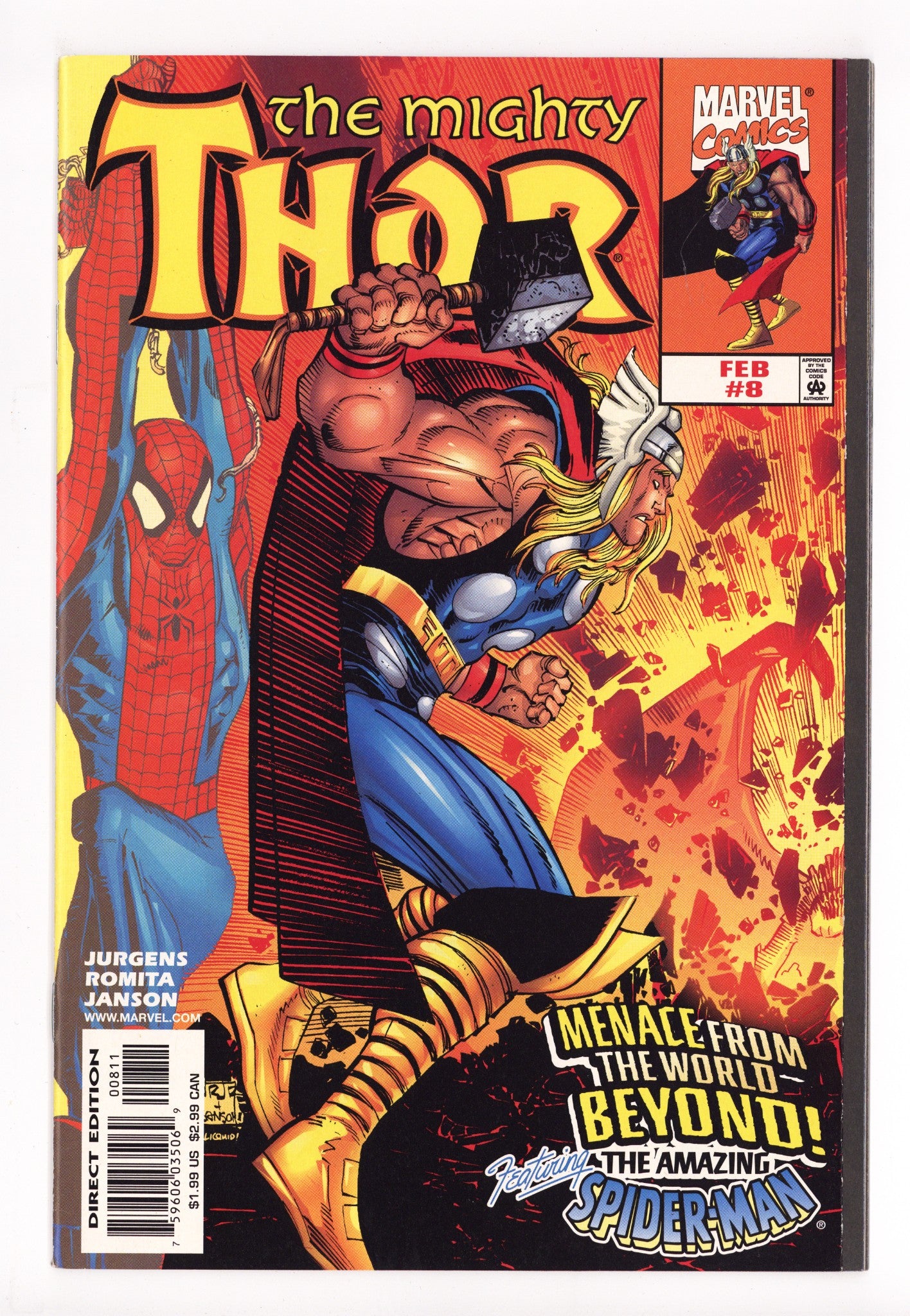 Thor Vol 2 8 High Grade (1999) 