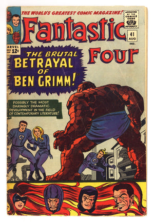 Fantastic Four Vol 1 41 VG- (3.5) (1965)