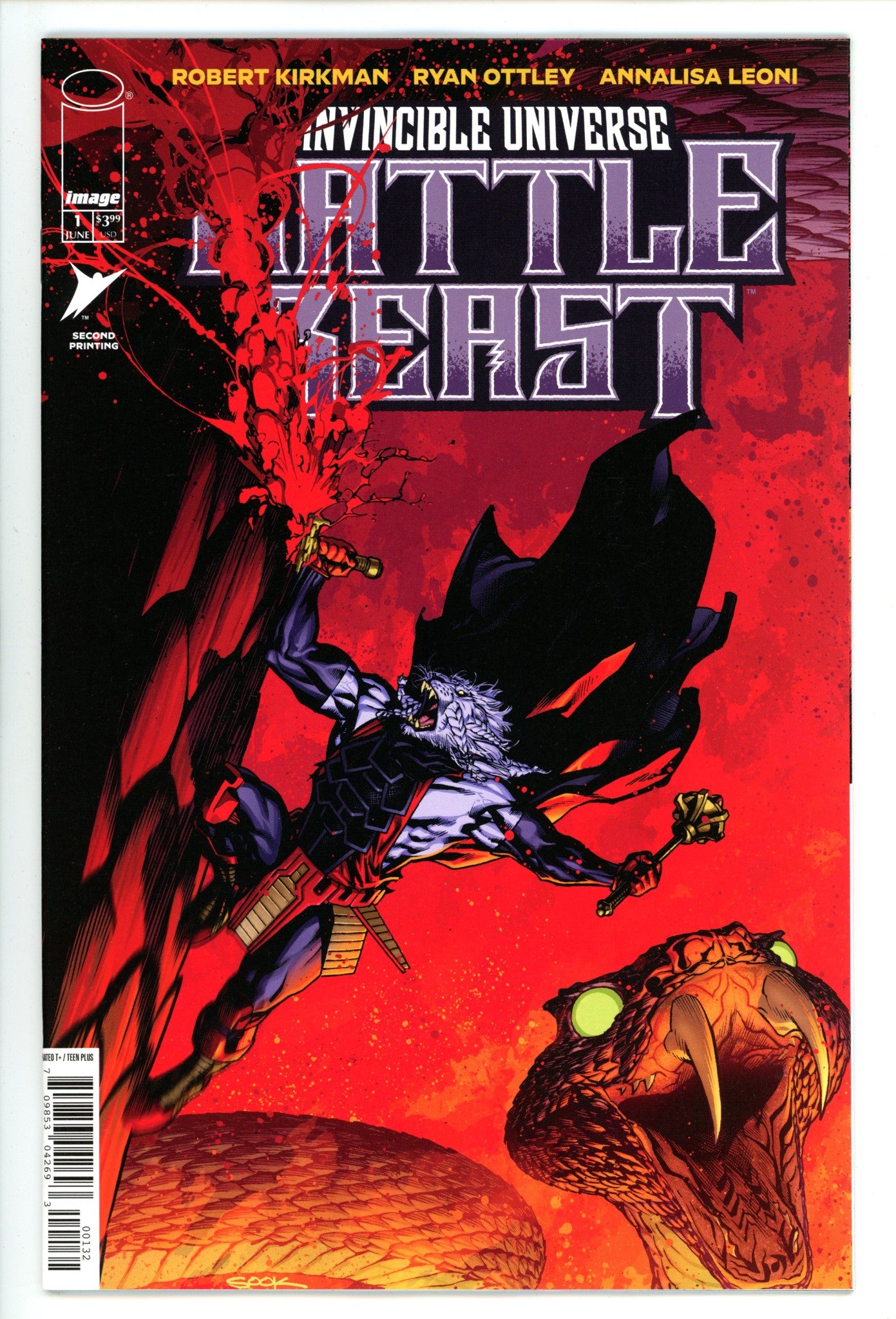 Invincible Universe Battle Beast 1 Sook 2nd Print Variant (2025)