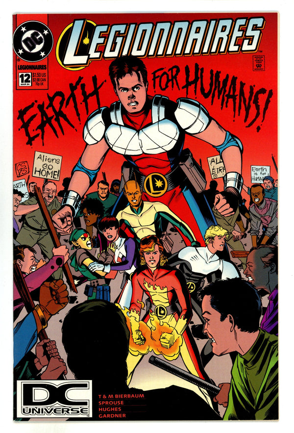 Legionnaires 12 VF- (7.5) (1994) DC Universe Logo