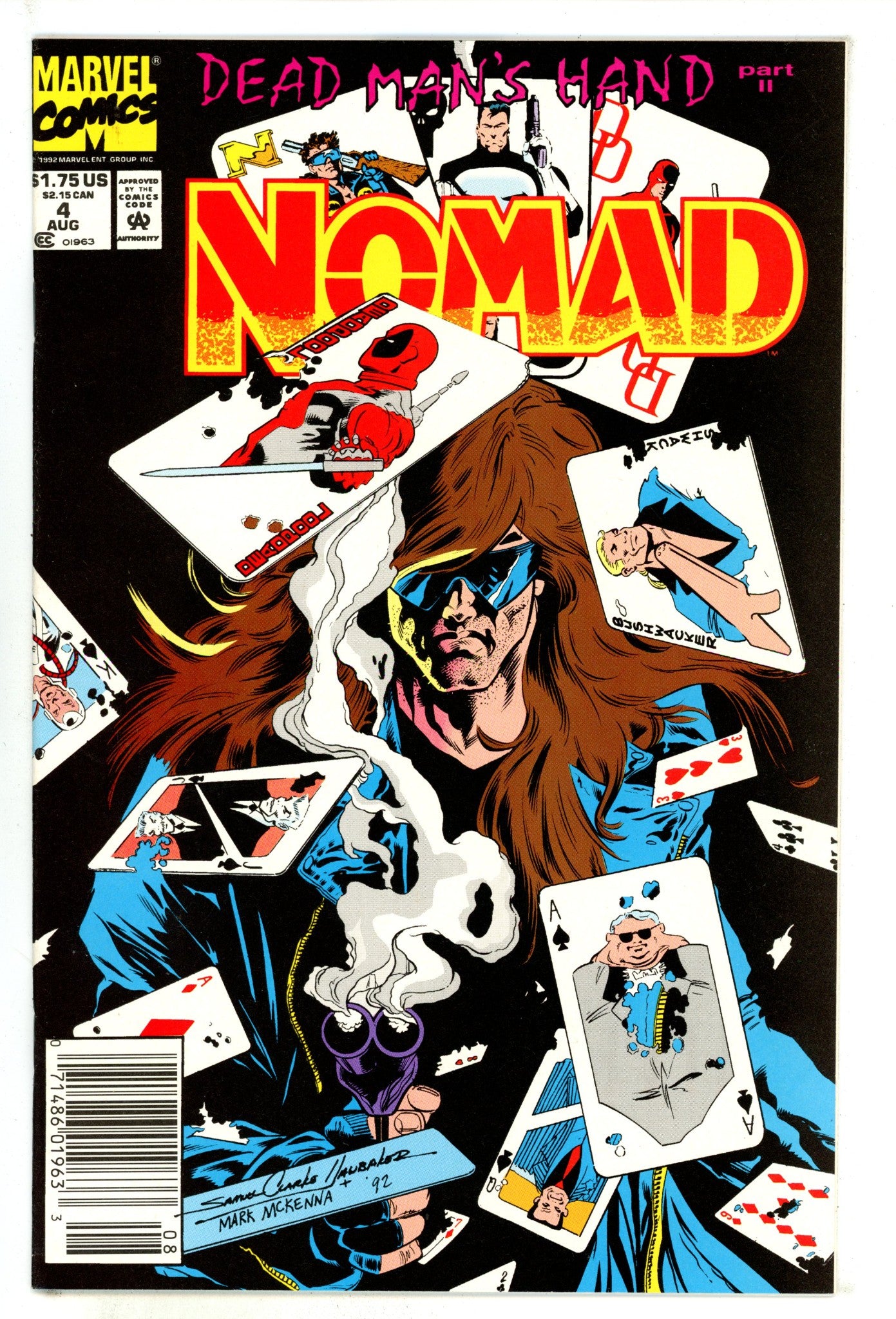 Nomad Vol 2 4 High Grade (1992) Newsstand 