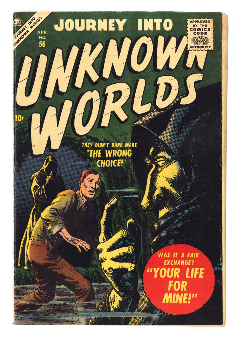 Journey into Unknown Worlds Vol 1 56 FN (6.0) (1957) 