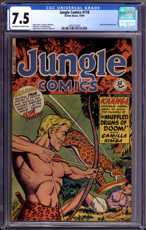 Jungle Comics 118 CGC 7.5 (VF-) (1949)