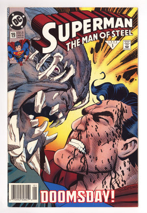 Superman: The Man of Steel 19 Low Grade (1993) Newsstand